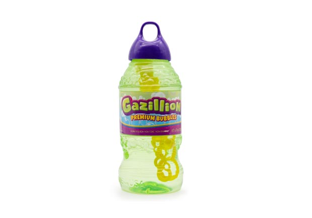 Pistolet à bulles Gazillion Bubbles Stormin', comprend 8 oz de